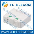 Leere Fläche Mount Box Dual Port RJ45